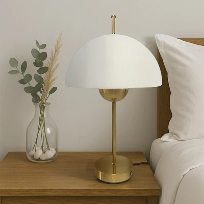 Gambar Informa Glace Lampu Meja LED Portabel Rechargeable 2.5 Watt - Gold