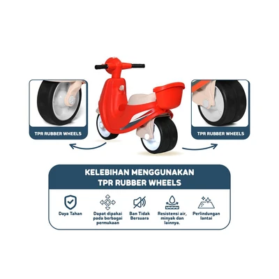 Gambar Volta Ride On Vylo 636 - Abu-abu Muda