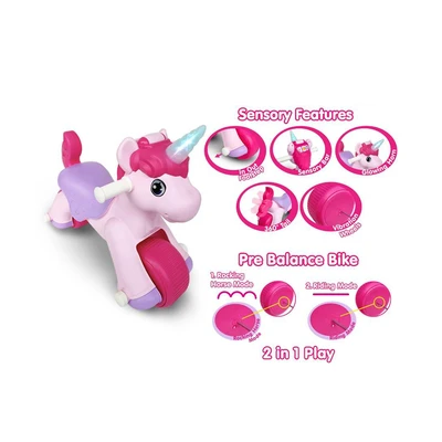 Gambar Volta Ride On Uma Unicorn 708 - Pink
