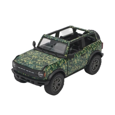 Gambar Top Gear Kinsmart 1:34 Diecast Ford Bronco Camo Edition 2022 Random
