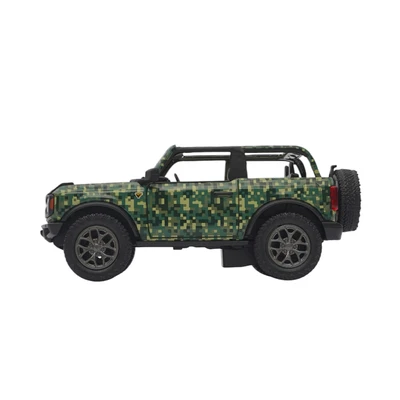 Gambar Top Gear Kinsmart 1:34 Diecast Ford Bronco Camo Edition 2022 Random