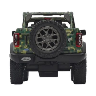Gambar Top Gear Kinsmart 1:34 Diecast Ford Bronco Camo Edition 2022 Random