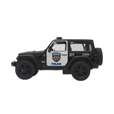 Gambar Top Gear Kinsmart 1:34 Diecast Jeep Wrangler 2018 Police Random