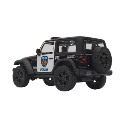 Gambar Top Gear Kinsmart 1:34 Diecast Jeep Wrangler 2018 Police Random