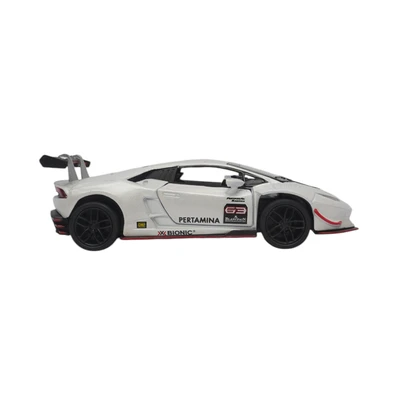 Gambar Top Gear Kinsmart 1:36 Diecast Lamborghini Huracan Lp6202 Super Trofeo Random