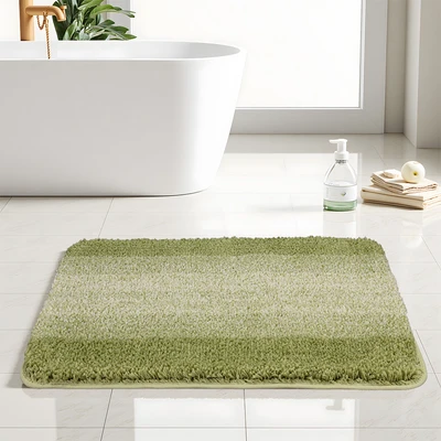 Gambar Forhom Keset Kamar Mandi Microfiber Grid 40x60 cm Set 2 pcs - Hijau Sage
