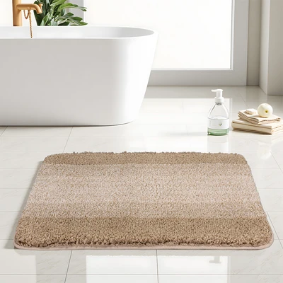 Gambar Forhom Keset Kamar Mandi Microfiber Grid 40x60 cm Set 2 pcs - Cokelat Latte