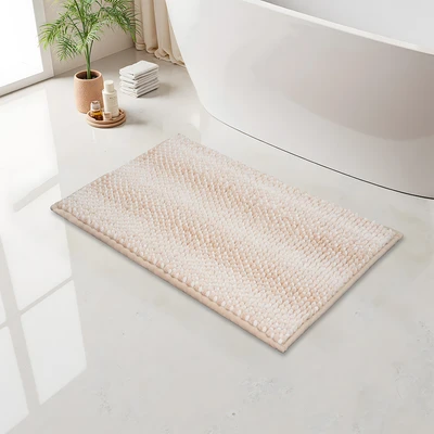 Gambar Forhom Keset Kamar Mandi Chenille Microfiber 40x60 cm Set 2 pcs - Hijau Moss