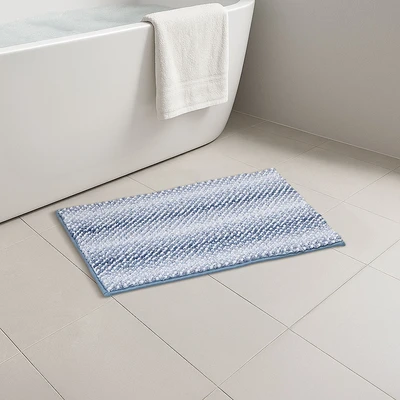 Gambar Forhom Keset Kamar Mandi Chenille Microfiber 40x60 cm Set 2 pcs - Abu-Abu Storm