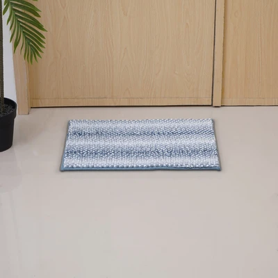 Gambar Forhom Keset Kamar Mandi Chenille Microfiber 40x60 cm Set 2 pcs - Abu-Abu Storm