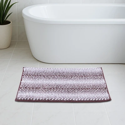 Gambar Forhom Keset Kamar Mandi Chenille Microfiber 40x60 cm Set 2 pcs - Hijau Spruce