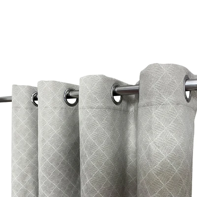 Gambar Informa Gorden Blackout Jacquard Harlequin 140x250 cm Set 2 Pcs - Krem Beige
