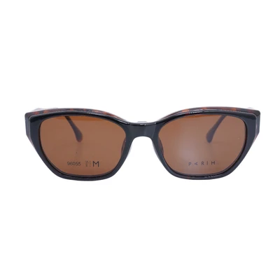 Gambar Parim Eyewear Kacamata Magnet Tr90 Square Cateye - Cokelat