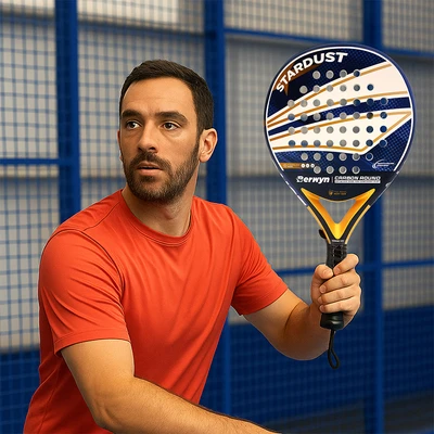 Gambar Berwyn Stardust Raket Padel Fiberglass - Biru