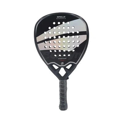 Gambar Berwyn Apollo Raket Padel 12K Carbon - Hitam