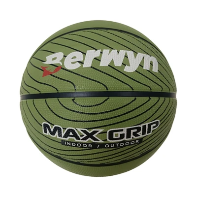 Gambar Berwyn Ukuran 7 Bola Basket Sponge Rubber - Hijau
