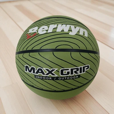 Gambar Berwyn Ukuran 7 Bola Basket Sponge Rubber - Hijau