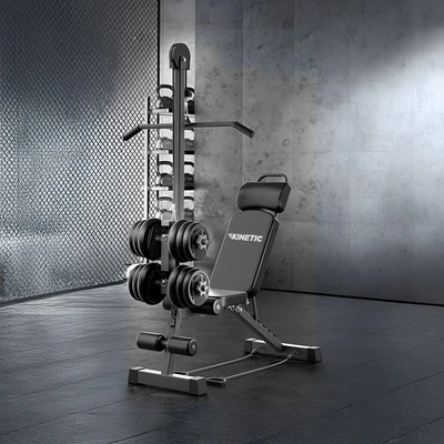 Gambar Kinetic Multifunction Bench Dengan Pulley - Hitam