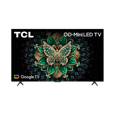 Gambar TCL 85 Inch Mini LED 4K Google TV 85C6K - Hitam