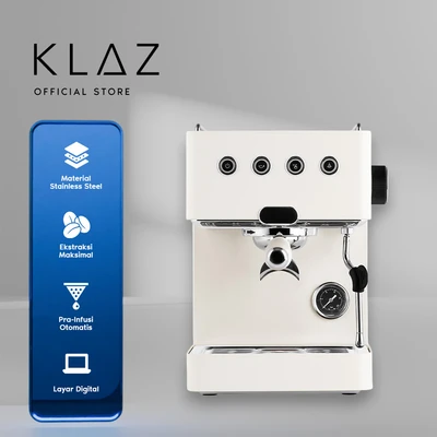 Gambar Klaz Coffee Maker Espresso 1.7 Liter 1450 Watt - Putih