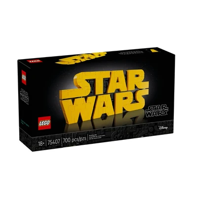 Gambar LEGO Disney Built Star Wars Logo Set 700 Pcs 75407 - Kuning