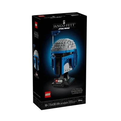 Gambar LEGO Star Wars Jango Fett Helmet Set 616 Pcs 75408 - Hitam/biru