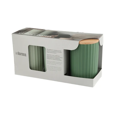 Gambar Informa Perth Stoples Plastik 800 ml Set 3 pcs - Mix