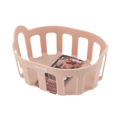 Gambar Informa Perth Keranjang Dapur Plastik 24.3x18.9x11.1 cm - Cokelat Milk Tea