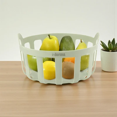Gambar Informa Perth Keranjang Buah Plastik 24.5X24.5X13.7 cm - Hijau