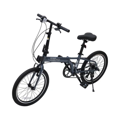 Gambar Fingard 20 Inch Refo Sepeda Lipat 7 Speed  - Abu-Abu Gunmetal