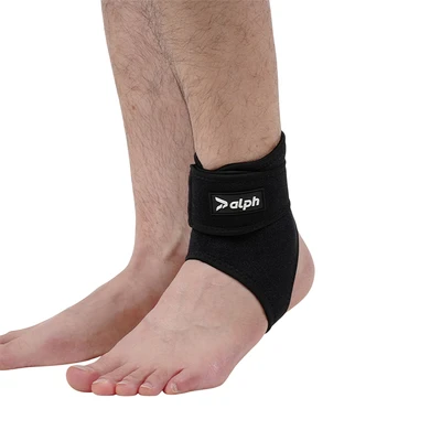 Gambar Alph Penopang Pergelangan Kaki Nylon - Hitam