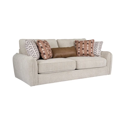 Gambar Ashley Seyler Sofa Fabric 3 Seater - Cokelat Sand