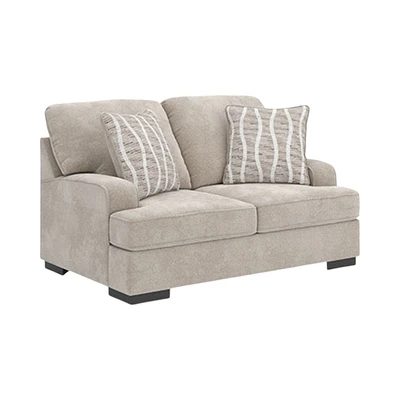 Gambar Ashley High Profile Sofa Fabric 2 Seater - Krem Beige