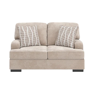 Gambar Ashley High Profile Sofa Fabric 2 Seater - Krem Beige