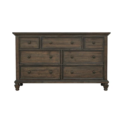 Gambar Ashley Veramond Laci Penyimpanan MDF 3 Tingkat 165x48x99 cm - Cokelat