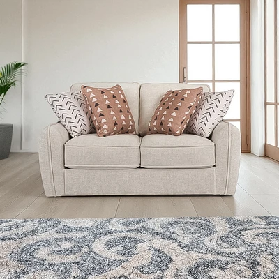 Gambar Ashley Seyler Sofa Fabric 2 Seater - Cokelat Sand