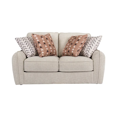 Gambar Ashley Seyler Set Sofa Fabric 2 & 3 Seater - Cokelat Sand