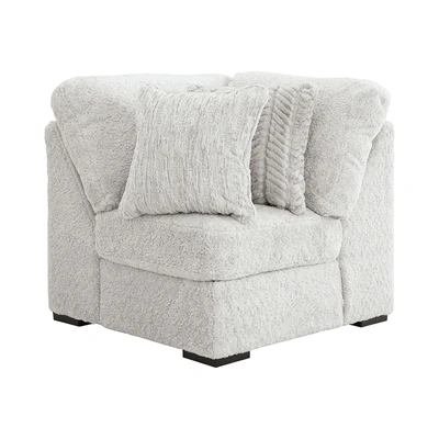 Gambar Ashley Snodoodle Sofa Modular Wedge Fabric 1 Seater - Putih