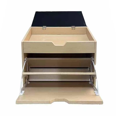 Gambar Selma Kenzo Kabinet Sepatu Bench - Cokelat Oak