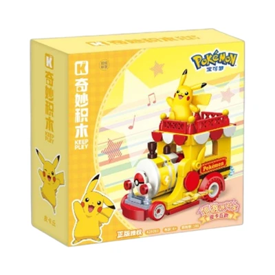 Gambar Keepplay Pokemon Pikachu Edition Set 186 Pcs - Kuning