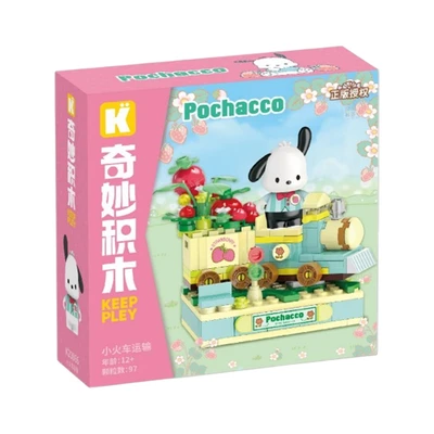 Gambar Keepplay Sanrio Pochacco Dessert Farm Set 97 Pcs - Kuning/hijau