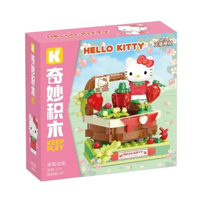 Gambar Keepplay Sanrio Hello Kitty Strawberry Market Set 97 Pcs - Mix
