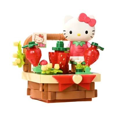 Gambar Keepplay Sanrio Hello Kitty Strawberry Market Set 97 Pcs - Mix