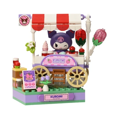 Gambar Keepplay Sanrio Kuromi Strawberry Store Set 97 Pcs - Mix