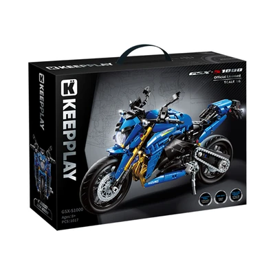 Gambar Keepplay Suzuki Gsxs1000 Set 1017 Pcs - Biru