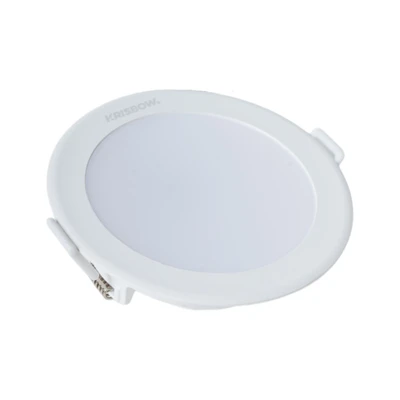 Gambar Krisbow Lampu Downlight LED Shell 5 Watt Warm White G2 - Putih