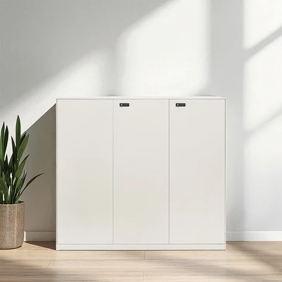 Gambar Informa Carter Credenza V2 Lemari Arsip Kantor 3 Pintu - Putih