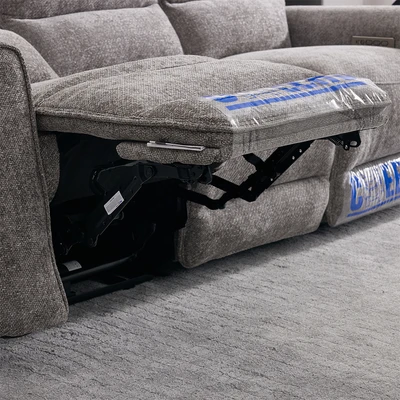 Gambar Cheers Moana Sofa Recliner Fabric 3 Seater - Abu-Abu