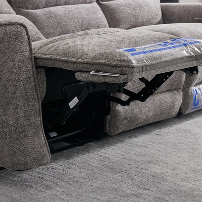 Gambar Cheers Moana Sofa Recliner Fabric 2 Seater - Abu-Abu