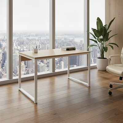 Gambar Informa Lexee II Meja Kantor - Cokelat Oak/Putih